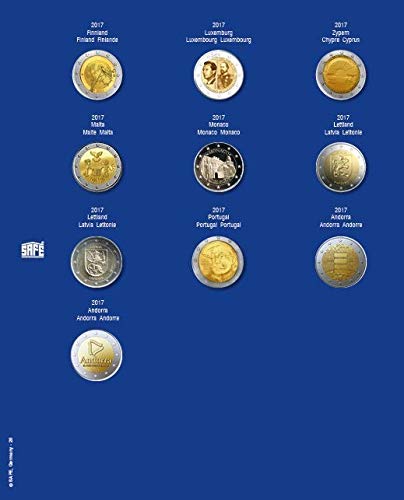 SAFE 7822-20 Ergänzungsblatt Münzsammelalbum für Ihre Coin Collection 2017 von SAFE