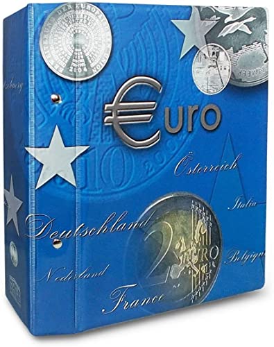 SAFE 7822-B4 2 Euro Münzen 2021-2022 TOPset Sammelalbum aller EU Länder | Münzsammelalbum für Ihre Coin Collection | inkl. Albumblättern Nr. 7854 mit Patentvorrichtung von SAFE