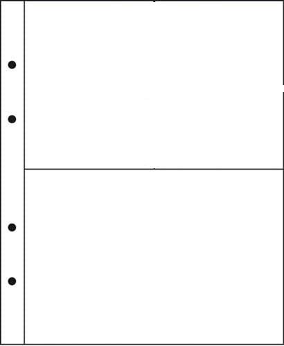 SAFE 7872 PA Ergänzungsblatt Compact für große Karten, ETBs, A5 Formate I 4-Loch (VE) 10 Blätter von SAFE