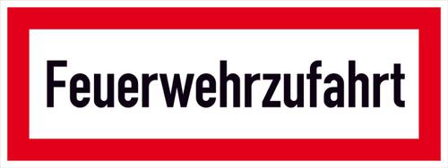 SafetyMarking 11.2650 Hinweisschild Feuerwehrzufahrt Aluminium (B x H) 594mm x 210mm 1St. von SAFETYMARKING