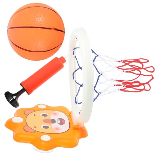 SAFIGLE 1 Satz Hängender Basketballständer hängender Basketballkorb Kleiner Basketballkorb Kinderbasketball Indoor-Basketballkorb Wand-Basketballständer Cartoon Wand-Basketball-Spielzeug von SAFIGLE