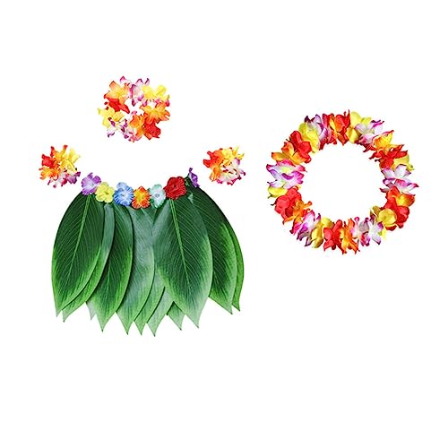 SAFIGLE 1 Satz Hawaiianische Kostümsets Luau Blätter Rock Hawaii-brille Hawaiianisches Laua Partyzubehör Hawaiianisches Kostüm Luau Kostüm Set Hawaii-blattrock Bankett Mädchen Armband SAFIGLE 1 Satz Hawaiianische Kostümsets Luau Blätter Rock Hawaii-brille Hawaiianisches Laua Partyzubehör Hawaiianisches Kostüm Luau Kostüm Set Hawaii-blattrock Bankett Mädchen Armband von SAFIGLE