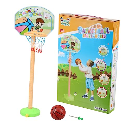 SAFIGLE 1 Set Kinder Basketballständer Outdoor Basketballkorb Für Kinder Basketballspiel Spielzeug Basketball Trainingsspielzeug Kinderbasketball Kinderspielzeug Indoor Basketball von SAFIGLE