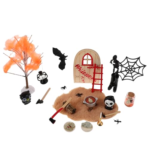 SAFIGLE 1 Set Mini-Halloween-Figuren: Miniatur-zubehör für Puppenhäuser – Gruselige Harzdekorationen für Spukhaus, Feengarten Und Halloween-Party- SAFIGLE 1 Set Mini-Halloween-Figuren: Miniatur-zubehör für Puppenhäuser – Gruselige Harzdekorationen für Spukhaus, Feengarten Und Halloween-Party- von SAFIGLE