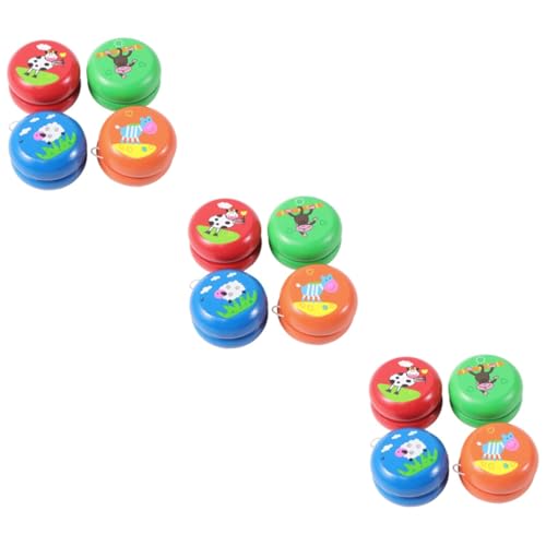 SAFIGLE 12 STK -Kugel Aus Holz -bälle -Ball Sportspielzeug Puzzle-Spielzeug Pädagogisches Holzspielzeug Yoyo-Ball-Spielzeug Spielzeuge Hölzern Kind Spielzeugball Beiläufig von SAFIGLE