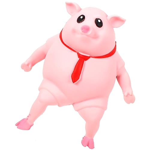 SAFIGLE 14. 5 cm Kleines Quetschschwein-Spielzeug Stressabbau-Spielzeug Schwimmbad-Spielzeug Süßes Rosafarbenes Tier-Squishy-Spielzeug Neuartiges Süßes von SAFIGLE