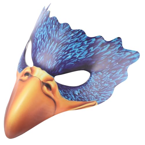 SAFIGLE 1stk Maskerade Vogelmaske Halloween-steampunk-masken Adlermaske Maskerade-kostüm-masken Falken-cosplay Nasenvogelmasken Halloween-masken Tiermasken Cosplay-maske Kostüm Maske Blue von SAFIGLE