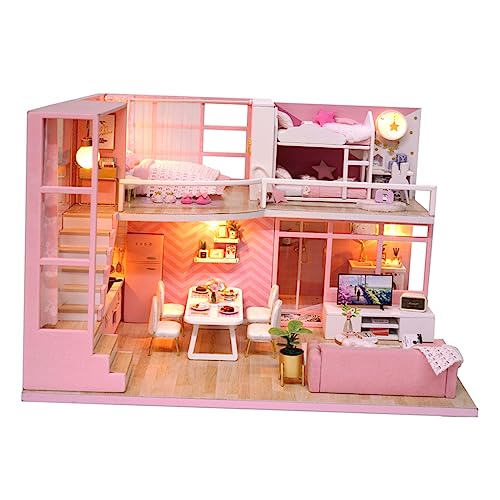 SAFIGLE 1stk Puppenhausmöbel Mini-hausbausatz Zum Selbermachen Spielzeug Zum Manuellen Zusammenbauen Puppenhauszubehör Aus Holz Selber Machen Modellbausatz Aus Holz Holzhaus 3D Altmodisch SAFIGLE 1stk Puppenhausmöbel Mini-hausbausatz Zum Selbermachen Spielzeug Zum Manuellen Zusammenbauen Puppenhauszubehör Aus Holz Selber Machen Modellbausatz Aus Holz Holzhaus 3D Altmodisch von SAFIGLE