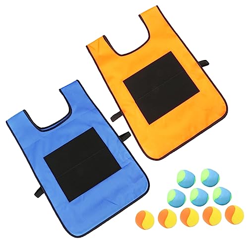 SAFIGLE 2 Sätze klebriger Jersey Outdoor-Spielzeug Kleinkinder Kinder Outdoor Spielzeug Kinder draußen Spielzeug Kinderspielzeug Kleinkindspielzeug klebrige Ballweste klebriger Ball Stoff von SAFIGLE