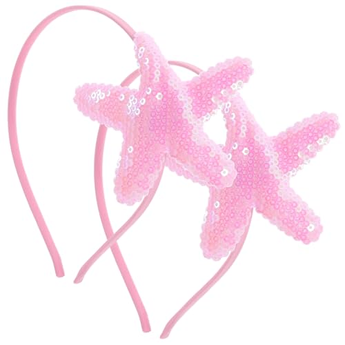 SAFIGLE 2 Stck Teiliges Seestern Haarband für Glitzerndes Leichtes Stirnband aus Stoff und Kunststoff Süßer Kopfschmuck für Mädchen für Geburtstag Karneval und Festlichkeiten SAFIGLE 2 Stck Teiliges Seestern Haarband für Glitzerndes Leichtes Stirnband aus Stoff und Kunststoff Süßer Kopfschmuck für Mädchen für Geburtstag Karneval und Festlichkeiten von SAFIGLE