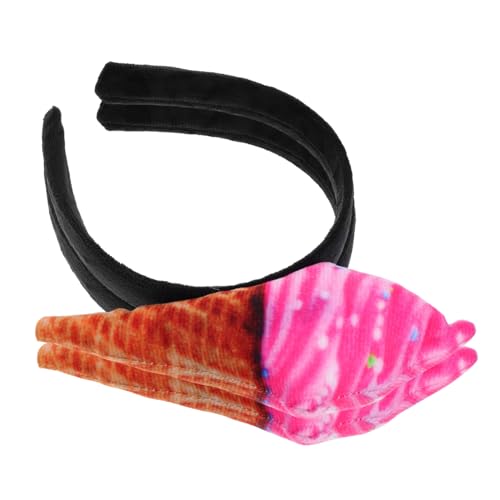 SAFIGLE 2 Stück Eiscreme Stirnband Eistüte Stirnband Matschige Eistüte Eiscreme Hüte Für Erwachsene Lustige Stirnbänder Für Frauen Topping Party SAFIGLE 2 Stück Eiscreme Stirnband Eistüte Stirnband Matschige Eistüte Eiscreme Hüte Für Erwachsene Lustige Stirnbänder Für Frauen Topping Party von SAFIGLE