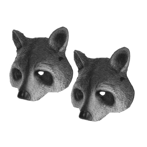 SAFIGLE 2 Stück PU Schaum Waschbär Maske Realistische Halbe Tiergesichtsmaske Verstellbar für Erwachsene und Jugendliche Vielseitig für Halloween Karneval Cosplay und Maskenball SAFIGLE 2 Stück PU Schaum Waschbär Maske Realistische Halbe Tiergesichtsmaske Verstellbar für Erwachsene und Jugendliche Vielseitig für Halloween Karneval Cosplay und Maskenball von SAFIGLE