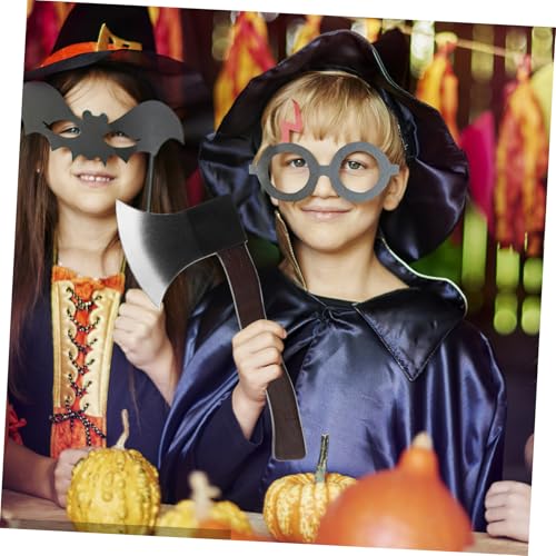 SAFIGLE 2 Stück Realistische Halloween Deko Attrappe Axt Detailgetreues Bühnenrequisit für Kostüm und Cosplay Partys Langlebiges für Halloween Dekoration Drinnen und Draußen SAFIGLE 2 Stück Realistische Halloween Deko Attrappe Axt Detailgetreues Bühnenrequisit für Kostüm und Cosplay Partys Langlebiges für Halloween Dekoration Drinnen und Draußen von SAFIGLE