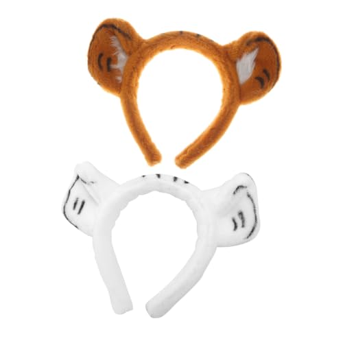 SAFIGLE 2 Stück Teiliges Tigerohren Haarreif Cosplay Haarschmuck Cartoon Stirnband für Karneval Party Kostümaccessoire Bequem und Rutschfest Geeignet für Damen Mädchen SAFIGLE 2 Stück Teiliges Tigerohren Haarreif Cosplay Haarschmuck Cartoon Stirnband für Karneval Party Kostümaccessoire Bequem und Rutschfest Geeignet für Damen Mädchen von SAFIGLE