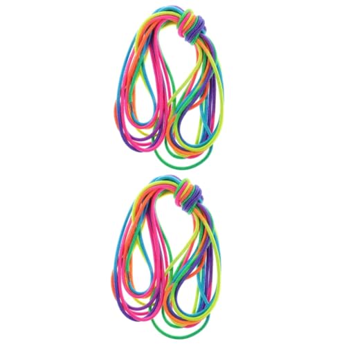 SAFIGLE 2St Gummiband elastisch Springseil für Kinder interaktives Spielzeug kinderparty mitgebsel Springseile draußen Kinderspielzeug Partyspielspielzeug Kinderspielzeug im Freien Plastik von SAFIGLE