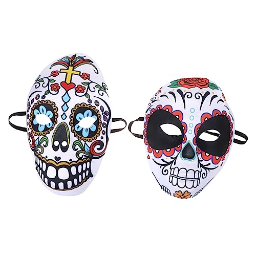 SAFIGLE 2St Maskerade Maske Tag der toten Totenkopfmaske Tag der Toten Party Halloween-Masken-Kit halloween dekoration halloween-dekoration Schutzmaske tag der toten masken Eva-Material von SAFIGLE