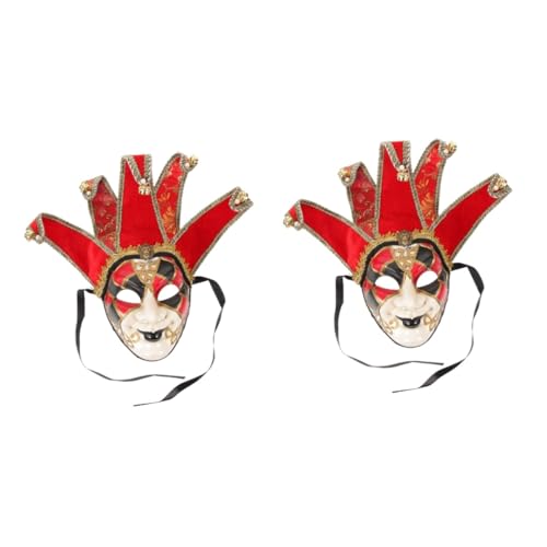 SAFIGLE 2St Sammlungsmaske venezianische Maskerade Maske Halloween-Karnevalsmaske Festivalmaske halloween masken halloweenmaske Gesichtsmaske Plastikmaske für Cosplay Halloween-Masken von SAFIGLE