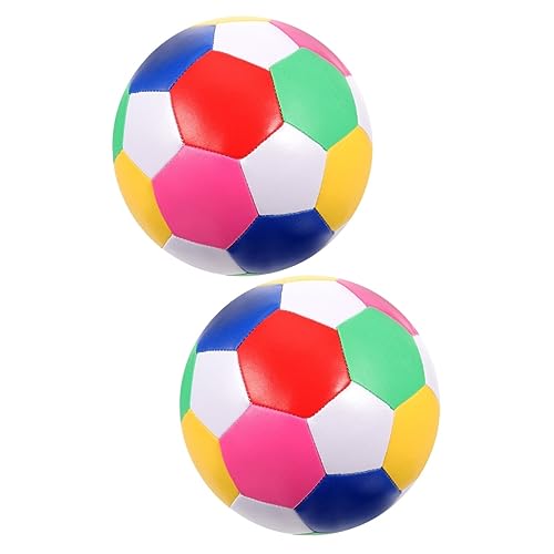 SAFIGLE 2St Sanfter leiser Fußball Kinder Fußball Hallenfußball Outdoor-Fußball Mini Football hüpfender Fußball Kinderfußball Spielzeuge Kinderspielzeug Fußballkinder Sportballspielzeug Pu von SAFIGLE