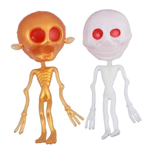 SAFIGLE 2St lustiger Geisterkopf Geisterspielzeug für Kinder Action-Figuren-Spielzeug Halloween Spielzeug Halloween Toys Spielzeuge Party biegbare Geisterfiguren Teufelstrick-Spielzeug von SAFIGLE