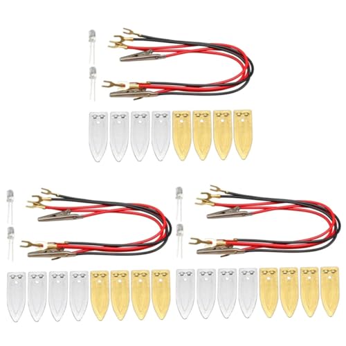 SAFIGLE 3 Sätze Experimentiergeräte Zur Stromerzeugung Science-kit Für Fruchtbatterien Zitronenbatterie Elektronische Bausätze Selber Machen Kartoffel Nägel Die Glühbirne Obst Kind Metall von SAFIGLE