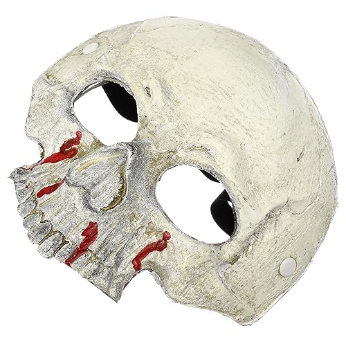 SAFIGLE 3st Kostüm Maske Kostüme Halbe Schädelmaske Halloween-dekorationen Kostümmasken Tag Der Toten Masken Halloween-gruselmasken Skelettmaske Gesichtsbedeckungen Für Männer Unheimlich von SAFIGLE