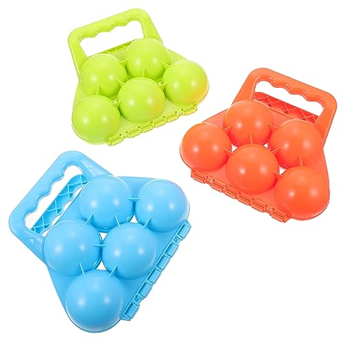 SAFIGLE 3st Schneeball-Clip Winterschneespielzeug Outdoor-winterspielzeug Schnee-sandball-Clip Kinderspielzeug Outdoor-spielset Schneeballschaufel Schneebälle Clip Schneeformer Plastik von SAFIGLE