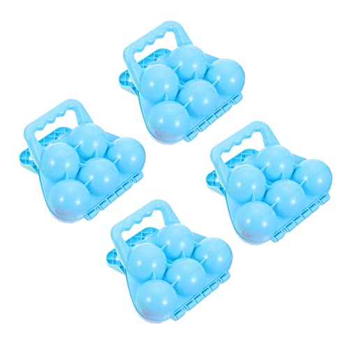 SAFIGLE 4 Stück Schneeball-Clip Set Zur Herstellung Von Schneebällen Outdoor-Spielzeug Spielzeug Für Schneeballschlachten Werkzeug Zum Bauen Von Schnee Winter-schneeball-Hersteller Plastik von SAFIGLE