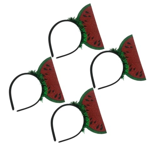 SAFIGLE 4 Stück Teiliges Wassermelonen Design Haarreif Leichtes Stylisches Kopfschmuck Accessoire für Party Kostüm und Fotorequisiten Geeignet für Frauen und Mädchen SAFIGLE 4 Stück Teiliges Wassermelonen Design Haarreif Leichtes Stylisches Kopfschmuck Accessoire für Party Kostüm und Fotorequisiten Geeignet für Frauen und Mädchen von SAFIGLE