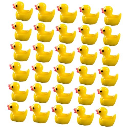 SAFIGLE 400 STK Harz-Ente Minifiguren Für Kinder Miniatur-entenfiguren Kinderspielzeug Kinder Dekor Ente Miniaturperle Mini-kuscheltiere Kleine Figuren Desktop-Spielzeug Mini-zubehör von SAFIGLE