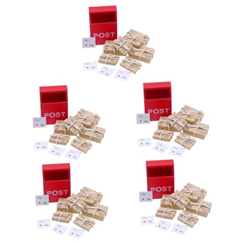 SAFIGLE 5sätze Miniatur Puppenhaus Briefkasten Mit Postpaket Und Postkarten Dekorative Spielzeug Mailbox Für Miniatur Handwerk Und Projekte SAFIGLE 5sätze Miniatur Puppenhaus Briefkasten Mit Postpaket Und Postkarten Dekorative Spielzeug Mailbox Für Miniatur Handwerk Und Projekte von SAFIGLE