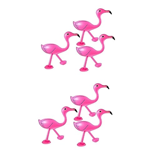 SAFIGLE 6 STK Aufblasbarer Flamingo Schwimmbecken Für Babys Flamingo-Spielzeug Kleinkindspielzeug Badespielzeug Für Babys Aufblasbares Spielzeug Aufblasbare Möbel Aufblasbare von SAFIGLE