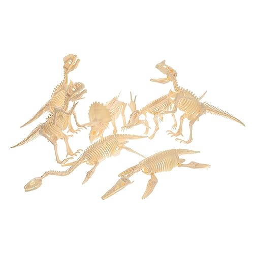 SAFIGLE 7St Dinosaurier-Skelett-Spielzeug tierisches Rätsel Spielzeug für Kinder und Mädchen Modelle Spielzeuge Dinosaurierfigur für Kinder Dinosaurierknochen für Kinder gebaut Statue von SAFIGLE