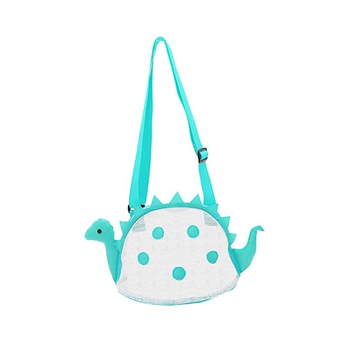 SAFIGLE Dinosaurier-Strandtasche Netztasche für den Strand Kinderspielzeug Mesh-Strandtasche Kinder Strandtasche Sandspielzeug Aufbewahrung Strand-Essentials Strandtasche aus Mesh PVC von SAFIGLE