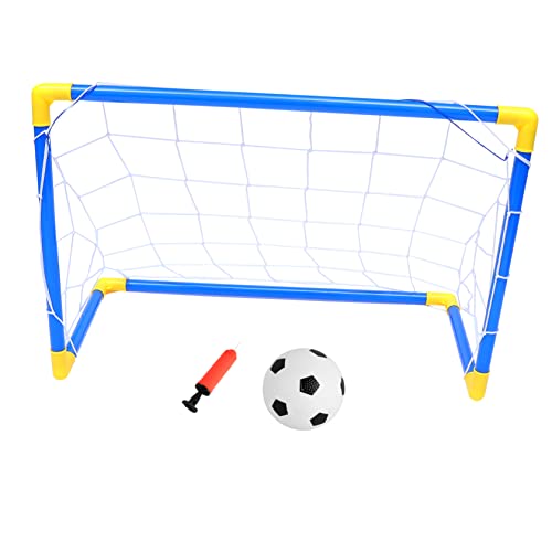 SAFIGLE Fußballtor draußen Kinderspielzeug Sportspielzeug Fußballtüren Kinderfußball Fußball-Trainingszubehör Fußballnetz für Kinder Fußballausrüstung für das Training PVC-Kartenkopf von SAFIGLE