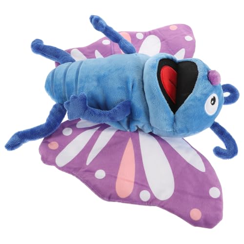 SAFIGLE Handpuppe Schmetterling Handpuppe Für Kinder Geschichtenerzählpuppe Plüsch-handpuppe Stofftierspielzeug Tierische Handpuppe Interaktive Handpuppe Insekt Pp Baumwolle Fingerpuppe von SAFIGLE