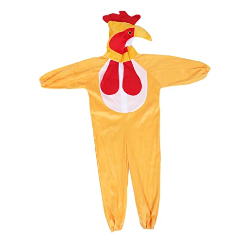 SAFIGLE Hühnerkostüm Kinder Tier Overall Kinder-hahn-kostüm Osterparty-dekoration Tieroverall Für Kinder Ostern-cosplay-kostüm Kinder Huhn Cosplay Pyjama Kleidung Tuch Kleinkind Halloween von SAFIGLE