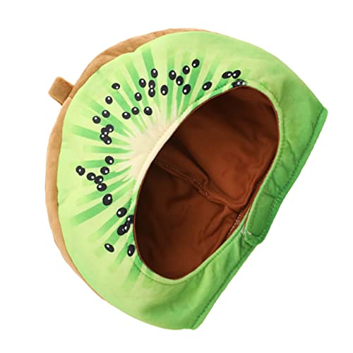 SAFIGLE Kiwi-kopfbedeckung Lustiger Hut Kiwi-baskenmütze Kiwi-kostüm Kiwi-häkelmütze Cartoon-kopfhut Kiwi-hut Für Erwachsene Kiwi Kostüm Dekorative Kopfbedeckung Hawaii Cosplay Plüsch von SAFIGLE