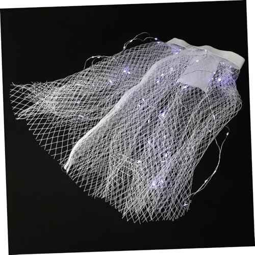 SAFIGLE Leuchtender Mädchen Petticoat Unterrock Abnehmbar Mesh Cosplay Tüllrock Leichter Bequemer Party und Bühnenrock für Weiße LED Lichter Batterie SAFIGLE Leuchtender Mädchen Petticoat Unterrock Abnehmbar Mesh Cosplay Tüllrock Leichter Bequemer Party und Bühnenrock für Weiße LED Lichter Batterie von SAFIGLE