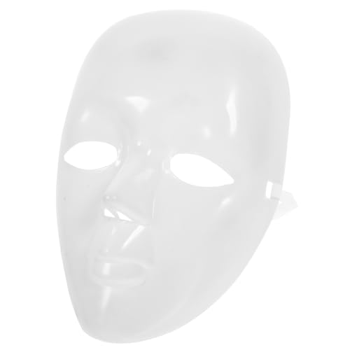 SAFIGLE Maske überstreichbar voll Kostüm Zirkus-Fotokabine Festival Skelett costume masks white mask Requisiten für Zirkus-Fotoautomaten Requisiten für Karnevals-Fotoautomaten pp Weiß von SAFIGLE