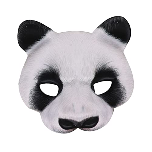 SAFIGLE Panda-Maske halloween costume halloween kleidung halloween halloween carnival costume Maskentier Maskerade-Maske für Halloween-Maske tierische Maske Eva Weiß von SAFIGLE