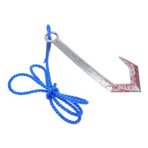 SAFIGLE Plastik Piratenhaken Kostüm Zubehör mit Seil Leichter Piratenhaken für Halloween Cosplay Party Authentisches Piraten Accessoire für Mottoparty und Bühnenauftritte SAFIGLE Plastik Piratenhaken Kostüm Zubehör mit Seil Leichter Piratenhaken für Halloween Cosplay Party Authentisches Piraten Accessoire für Mottoparty und Bühnenauftritte von SAFIGLE