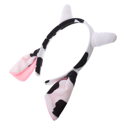 SAFIGLE Plüsch Kuh Ohren Stirnband Flauschig Kuschelig Tier Kostüm Accessoire Für Party Cosplay Mädchen Jungen SAFIGLE Plüsch Kuh Ohren Stirnband Flauschig Kuschelig Tier Kostüm Accessoire Für Party Cosplay Mädchen Jungen von SAFIGLE