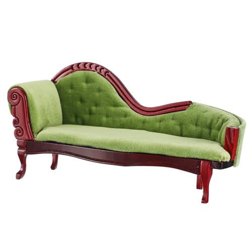 SAFIGLE Puppenhaus Prinzessinnen Couch Dekorativ Kleines Sofa Mini Spielzeug Mini Sofa Puppenhaus Möbel Winzige Möbel Mini Sofa Modell Miniatur Möbel Mini Ornament von SAFIGLE