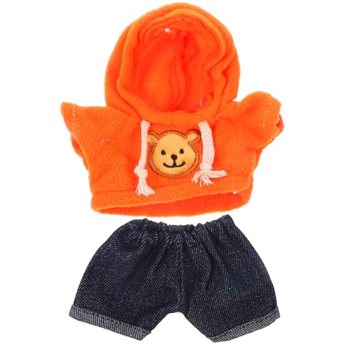 SAFIGLE Puppenkleidung 20 Cm Kleidung Für Teddybären Teddybär Kleidung T-Shirt Set Puppenkleidung Stofftierkleidung Süße Kleine Kleidung Bärenspielzeug Machen Sie Ihre Eigenen Stofftiere Plüsc von SAFIGLE