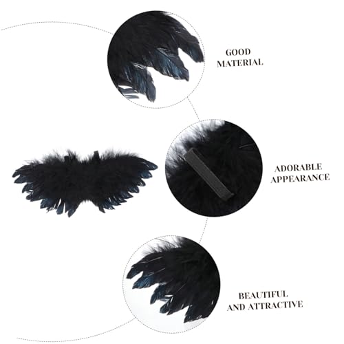 SAFIGLE Schwarze Engelsflügel DIY Ornament Kleine Party Dekoration für Puppen Cosplay Kostüm Zubehör Langlebig und Vielseitig für Bühne Fotografie und Festgestaltung SAFIGLE Schwarze Engelsflügel DIY Ornament Kleine Party Dekoration für Puppen Cosplay Kostüm Zubehör Langlebig und Vielseitig für Bühne Fotografie und Festgestaltung von SAFIGLE