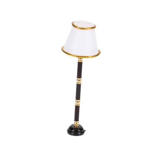 SAFIGLE Stehlampen Mini-Lichtspielzeug Miniatur-Stehlampe Licht für Mini-Schmuck Mini-Stehlampe europäischer Stil Puppenhaus Haushaltsgeräte von SAFIGLE