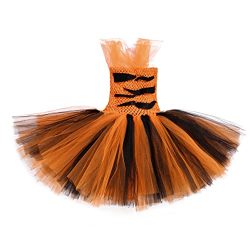 SAFIGLE Tutu-Rock für Mädchen halloween costume halloween kleidung costume halloween partyknaller costume de halloween Kinderröcke Partyrock für Mädchen Röcke für Mädchen Orange von SAFIGLE