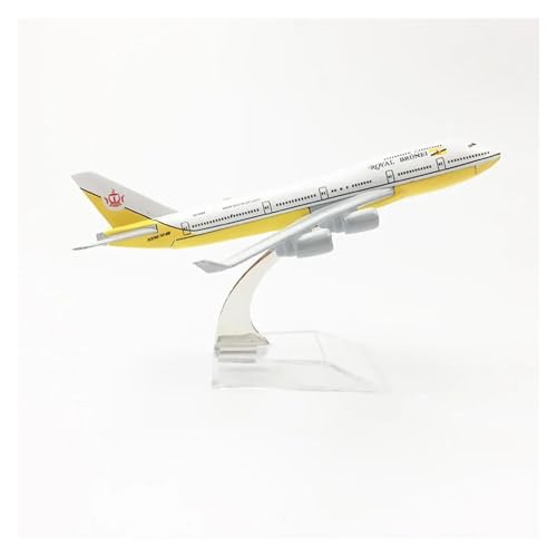 Flugzeug Spielzeug Legierungsflugzeug Im Maßstab 1:400 Boeing 747 Royal Brunei 16 cm Flugzeug B747 Modellspielzeug Dekoration von SAFWEL