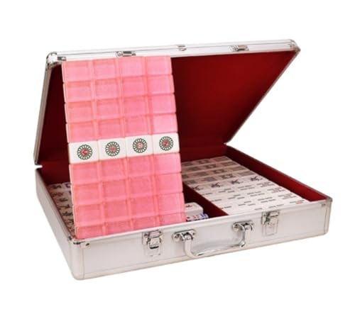 SAGELSHN Mahjong MahJongg-Spielstein-Set, Chinesisches Mahjong-Set, 144 Spielsteine, Großes Mahjong-Klassiker-Mah-Jongg-Spielset Mit Aufbewahrung Mahjong Spiel(B,40mm) von SAGELSHN