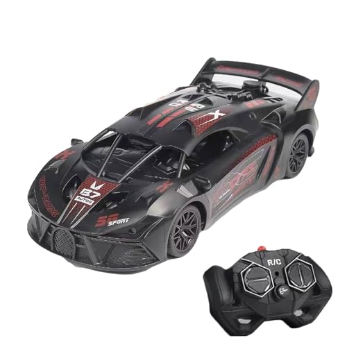 SAIFILI Ferngesteuertes Auto ab 3 4 5 6 7 8 Jahre, 2.4G RC Auto Spielzeug mit Realistisch Schwanzspray und Licht für Kinder Geschenk Kinderspielzeug ab 3-6 Jahre Mädchen Junge von SAIFILI